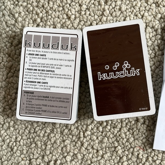 Vintage Mattel Card game kuuduk NIP - Picture 5 of 6